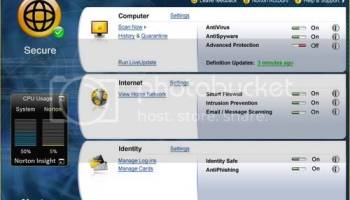 Norton Internet Security 2010 screenshot