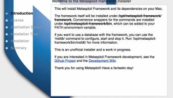 Metasploit Framework screenshot
