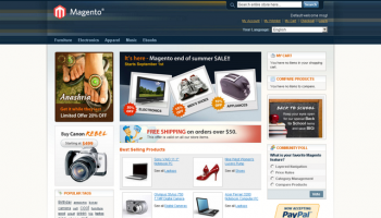 BitNami Magento Stack screenshot