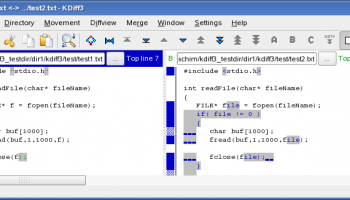 KDiff3 for Windows screenshot