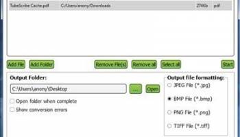 FREE PDF to JPG Converter screenshot