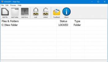 Hide Files screenshot