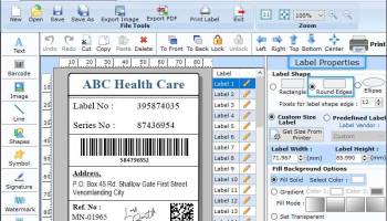 Medical Barcode Generator Software screenshot