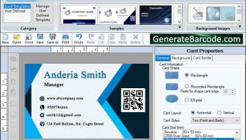Generate Business Card screenshot