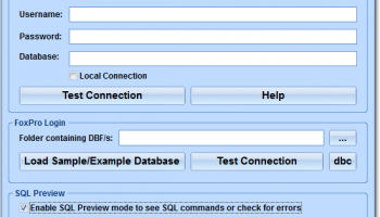 MS SQL Server Tables To FoxPro Converter Software screenshot