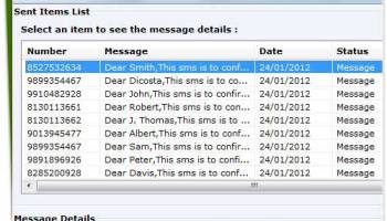 USB Modem SMS screenshot