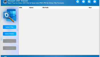 Aryson OST Viewer screenshot