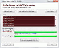 Opera to MBOX Converter screenshot