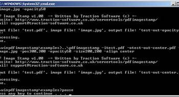 PDF Image Stamp Server screenshot