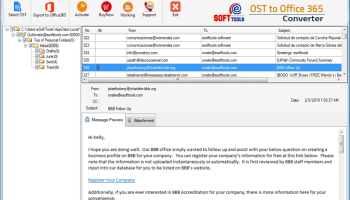OST to Office365 Migrator screenshot