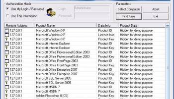 Product Key Explorer screenshot