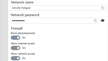 Omnify Hotspot screenshot