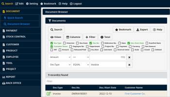 Nervatura screenshot