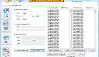 Code 128 Barcode Font Generator screenshot
