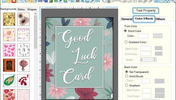 Printable Greeting Cards Maker screenshot