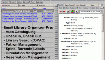 Small Library Organizer Pro screenshot
