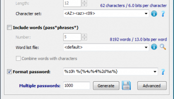 PWGen Portable screenshot