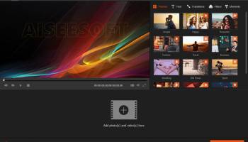 Aiseesoft Slideshow Creator screenshot