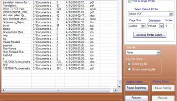 Broadcast Batch Printing screenshot