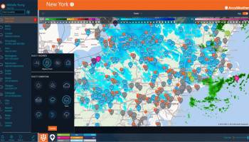 AccuWeather for Win8 UI screenshot