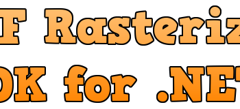 PDF Rasterizer SDK for .NET screenshot