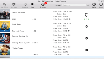 Easy M4V Converter for Windows screenshot