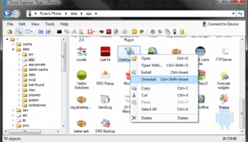 Droid Explorer screenshot