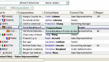 eXComboBox screenshot