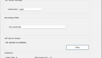 VaxVoIP SIP Recording SDK screenshot
