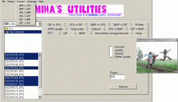 Mihov Image Resizer screenshot
