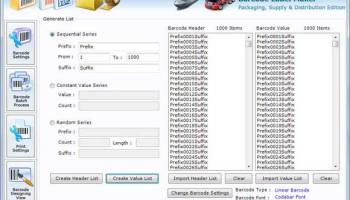 Barcode Labels for Packaging Supply screenshot