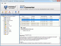 Convert Outlook PST to MSG screenshot