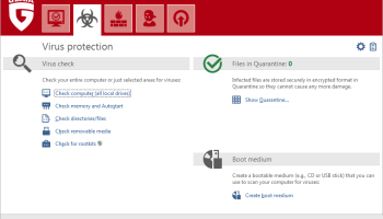 G DATA InternetSecurity screenshot