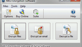 MEO Encryption Software Professional screenshot