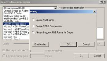 Lagarith Lossless Video Codec screenshot