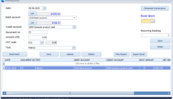 Universal Accounting screenshot