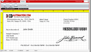 MICR E13B Font Package screenshot