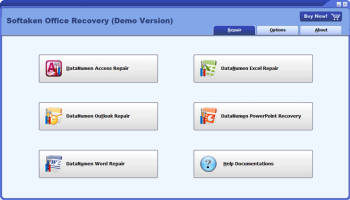 Softaken Office Recovery screenshot