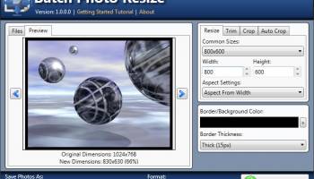 Batch Photo Resize screenshot