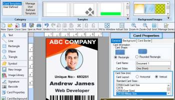 ID Cards Designer Software screenshot