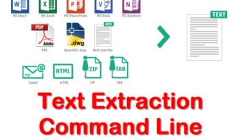 VeryUtils Text Extraction Command Line screenshot
