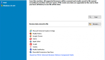 MiTeC Internet History Browser screenshot