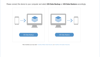 iOS Data Backup & Restore screenshot