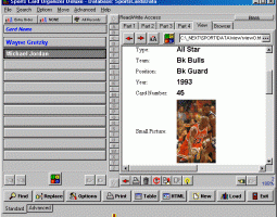 Sports Card Organizer Deluxe screenshot