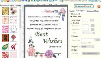 Greeting Cards Designing screenshot