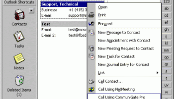 CommuniGate Pro screenshot