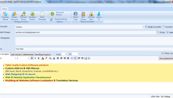 Advance Bulk Mailer screenshot