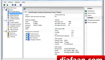 Diafaan SMS Server - full edition screenshot