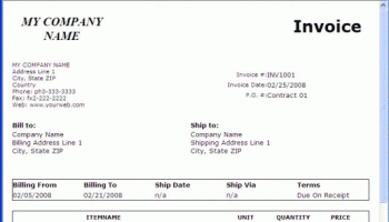 Billing Organizer Pro screenshot