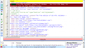 CSE HTML Validator Lite screenshot